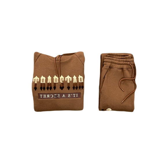 CHENILLE DECODED 2.0 HOODIE TRACKSUIT – BISON