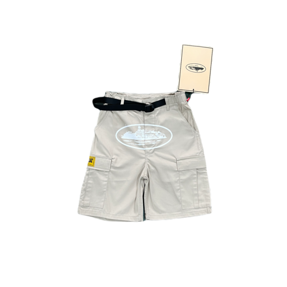 KHAKI CARGO SHORTS